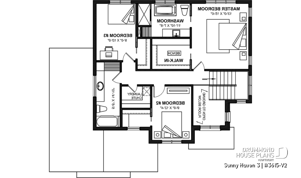 2nd level - Great floor plans for this modern farmhouse: pantry, mudroom, home office, fireplace and more! - Sunny Haven 3