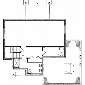 3615-V2 - Unfinished basement