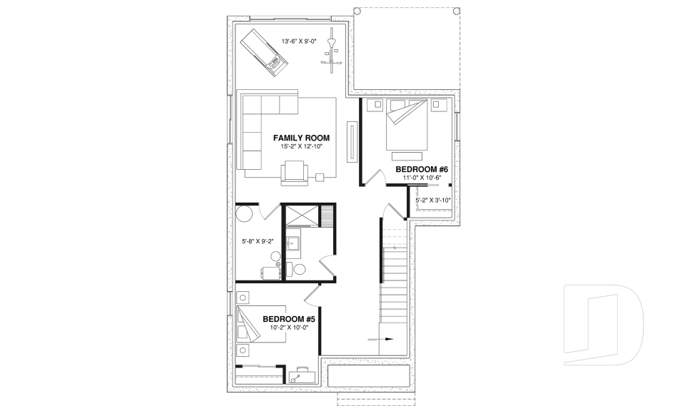 Finished basement (Optional $) -  - Nora