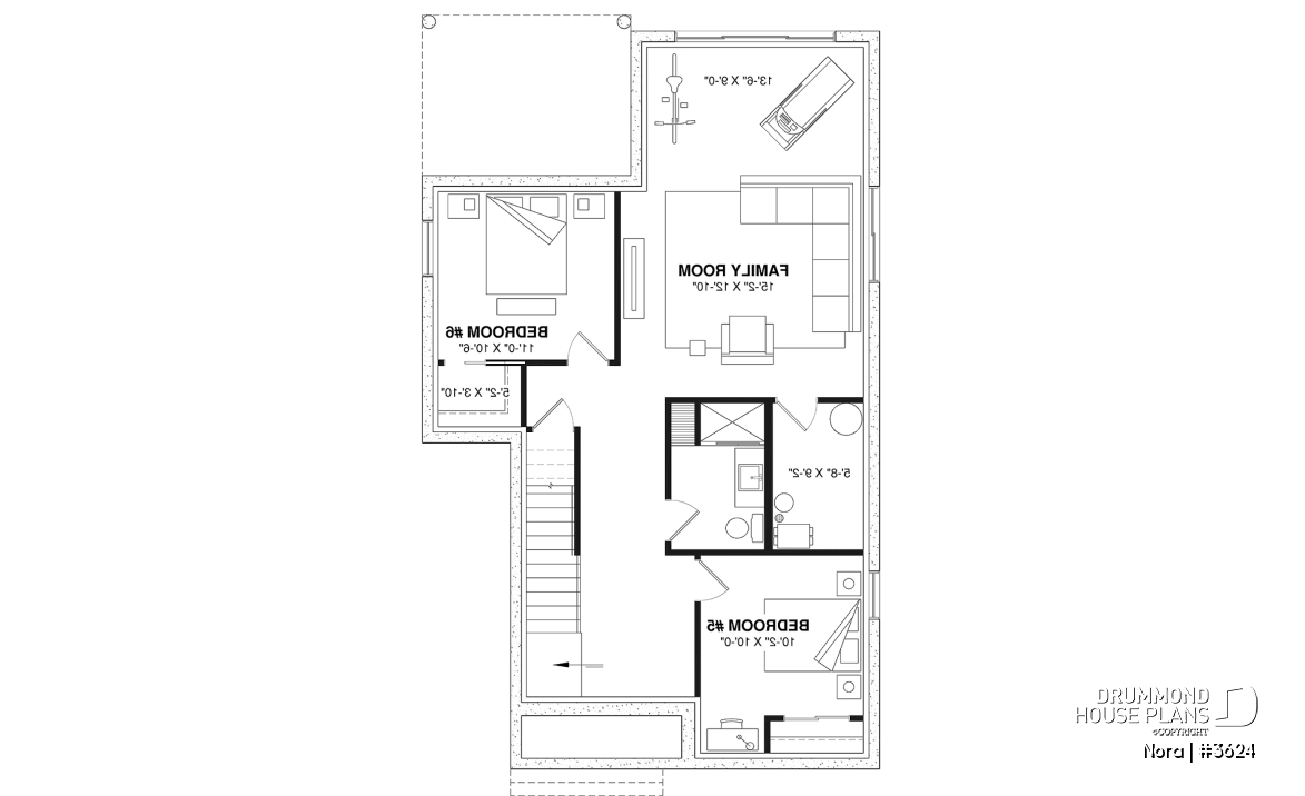 Finished basement (Optional $) - Bright Scandinavian home design with fireplace, cathedral ceiling, and up to 6 bedrooms! - Nora