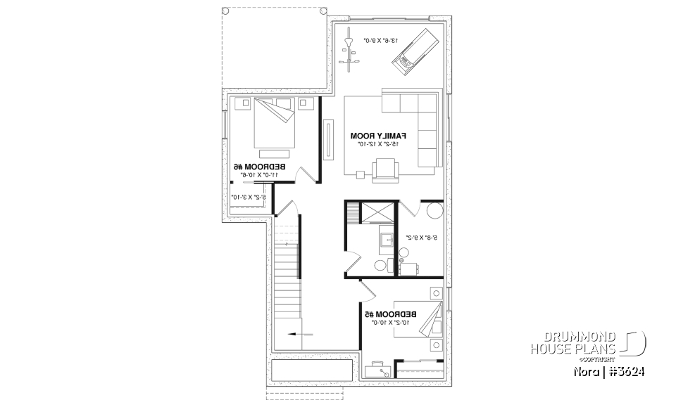 Finished basement (Optional $) - Bright Scandinavian home design with fireplace, cathedral ceiling, and up to 6 bedrooms! - Nora