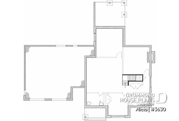 Basement - Modern Farmhouse home plan designed for Alicia Moffet, a popular Canadian singer! - Alicia
