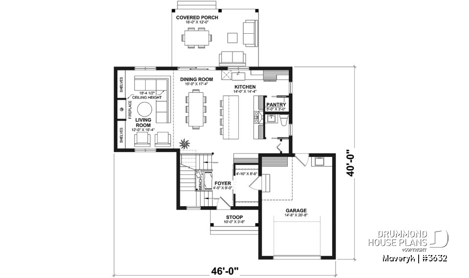 1st level -  Inviting Modern Farmhouse Design with Cathedral Ceiling, Bright Open Layout and Inviting Style - Maveryk
