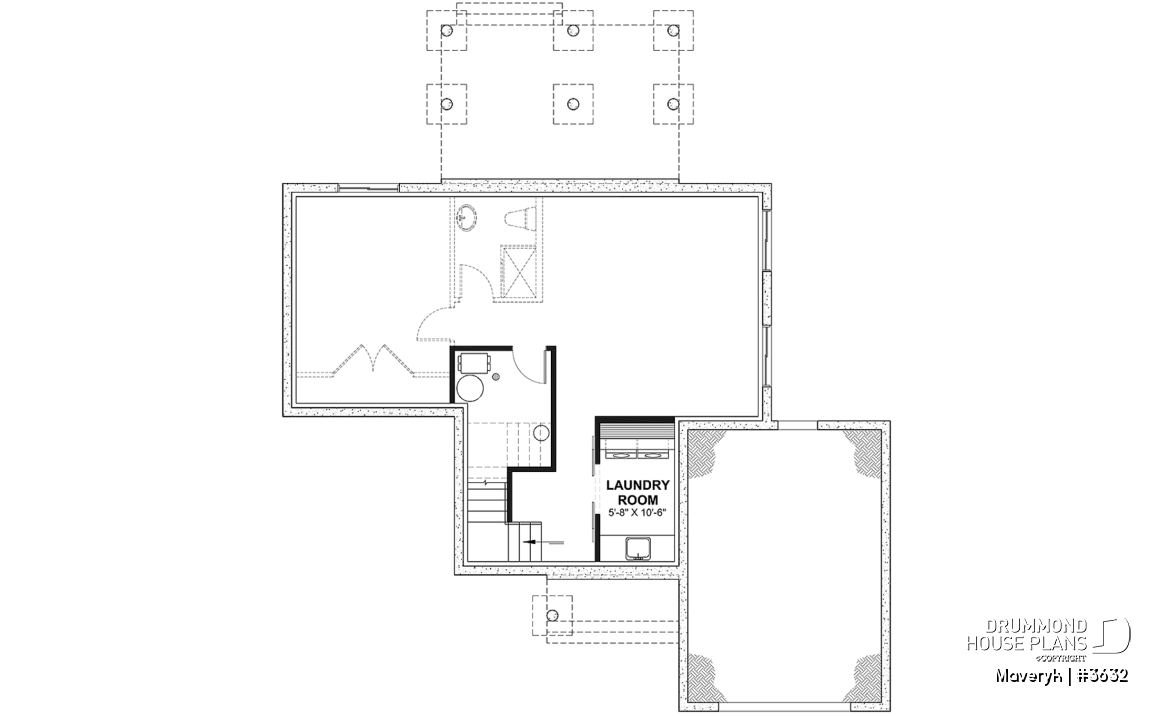 Basement -  Inviting Modern Farmhouse Design with Cathedral Ceiling, Bright Open Layout and Inviting Style - Maveryk
