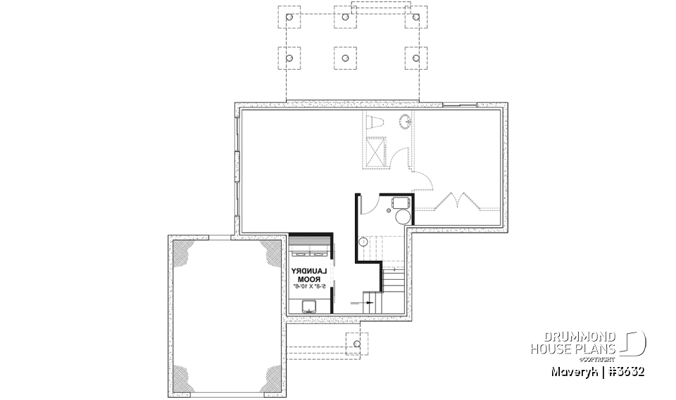 Basement -  Inviting Modern Farmhouse Design with Cathedral Ceiling, Bright Open Layout and Inviting Style - Maveryk