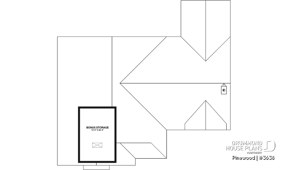 Bonus storage - Large one-story modern farmhouse, master suite + 2 bedrooms, den, cathedral ceiling, garage - Pinewood