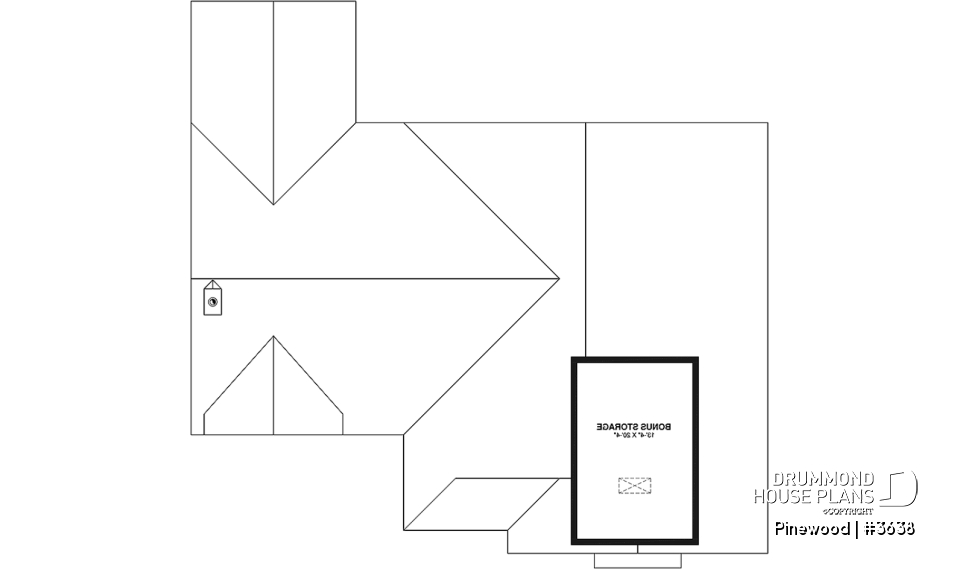 Bonus storage - Large one-story modern farmhouse, master suite + 2 bedrooms, den, cathedral ceiling, garage - Pinewood