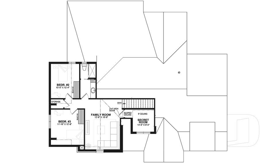 2nd level -  - Gable House