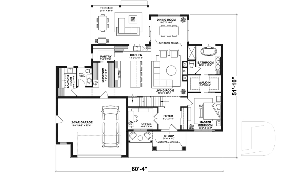 1st level -  - Gable House 2