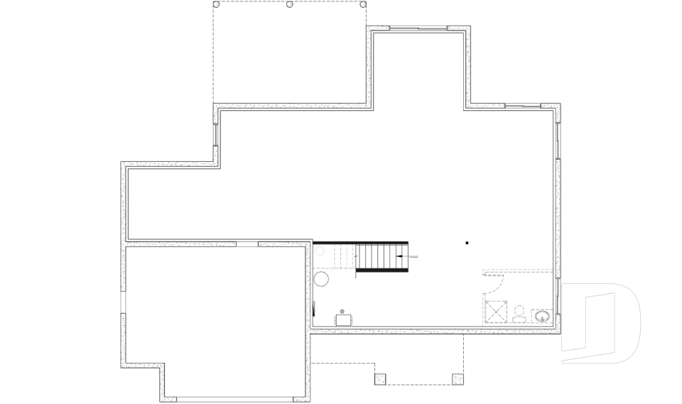Unfinished basement -  - Gable House 2