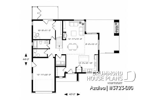 1st level - 3 to 4 bedroom Modern Scandinavian house, master w/ private balcony, covered deck, den on main floor - Azalea