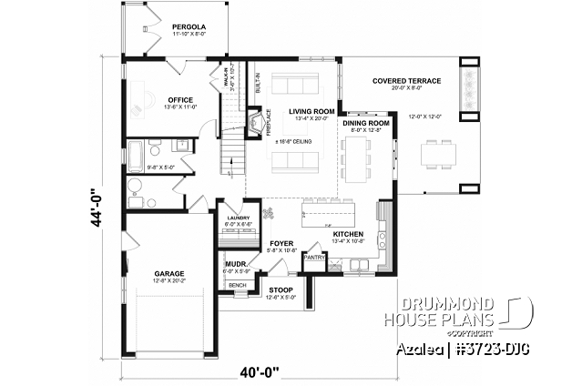 1st level - 3 to 4 bedroom Modern Scandinavian house, master w/ private balcony, covered deck, den on main floor - Azalea