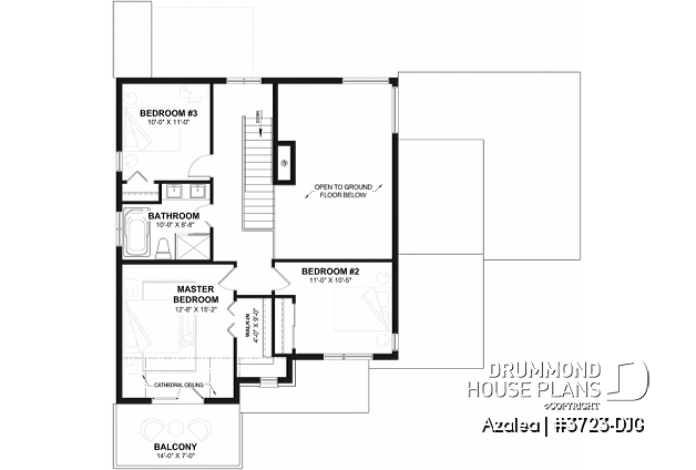 2nd level - 3 to 4 bedroom Modern Scandinavian house, master w/ private balcony, covered deck, den on main floor - Azalea