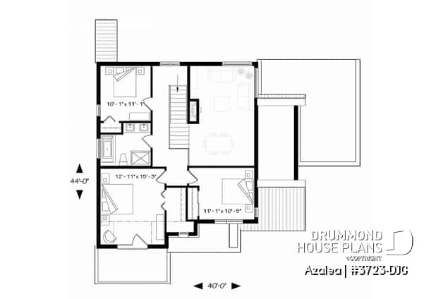 2nd level - 3 to 4 bedroom Modern Scandinavian house, master w/ private balcony, covered deck, den on main floor - Azalea