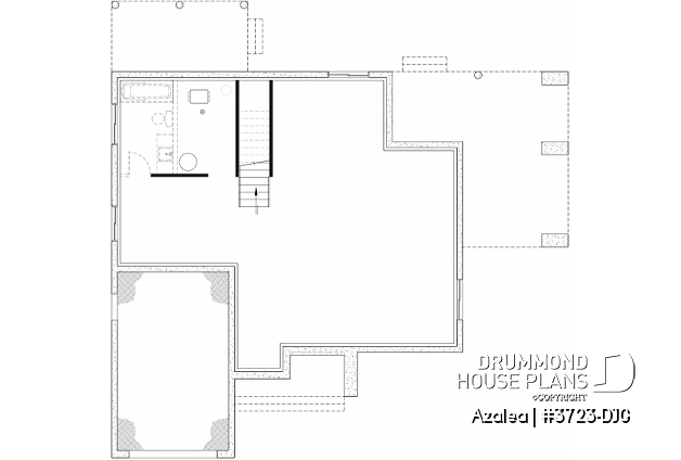 Unfinished basement (Optional $) - 3 to 4 bedroom Modern Scandinavian house, master w/ private balcony, covered deck, den on main floor - Azalea
