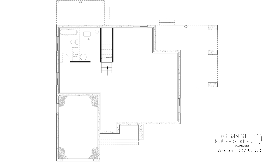 Unfinished basement (Optional $) - 3 to 4 bedroom Modern Scandinavian house, master w/ private balcony, covered deck, den on main floor - Azalea