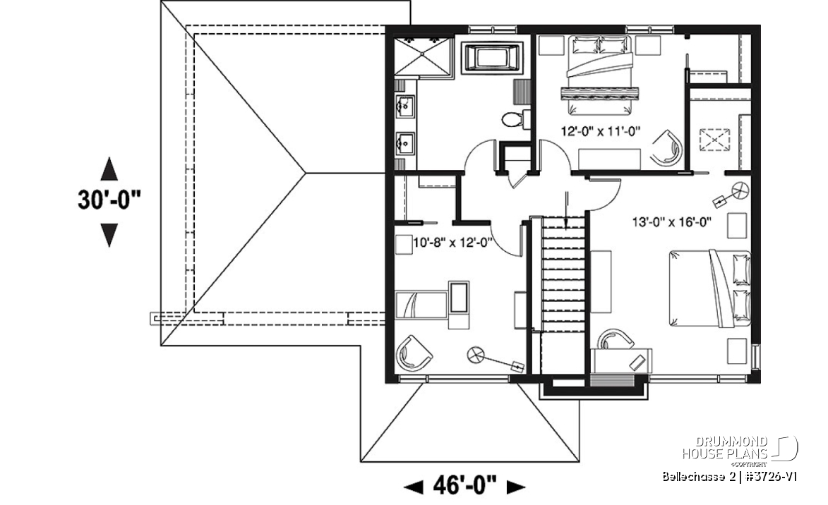 2nd level - Modern floor plans, 3 to 4 bedrooms, garage, open concept, pantry, kitchen island, finished daylight basement - Bellechasse 2