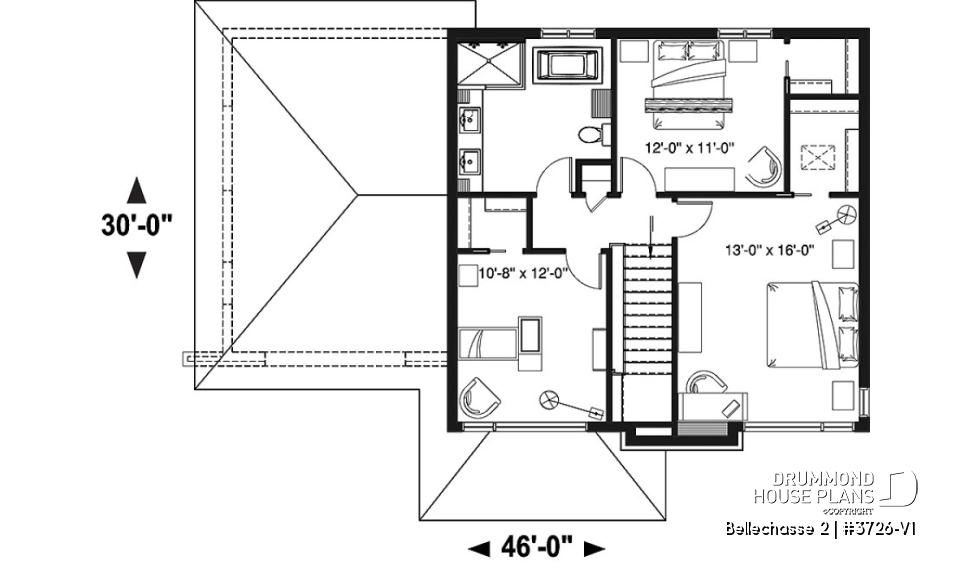 2nd level - Modern floor plans, 3 to 4 bedrooms, garage, open concept, pantry, kitchen island, finished daylight basement - Bellechasse 2