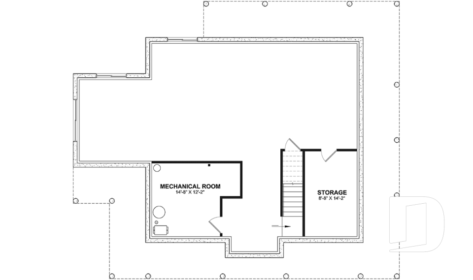 Unfinished basement -  - Rivard