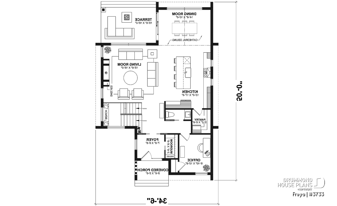1st level - Minimalist Scandinavian style home with lots of amenities! 3 to 5 beds, cathedral, optional finished basement - Freya