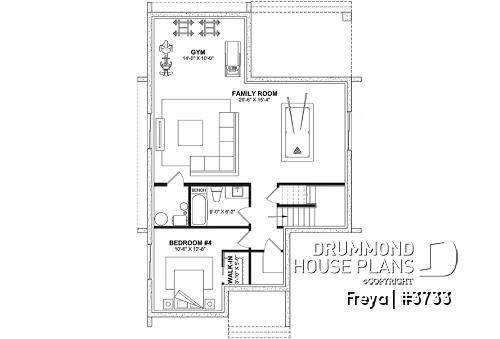 Basement - Minimalist Scandinavian style home with lots of amenities! 4 beds + office and more! - Freya