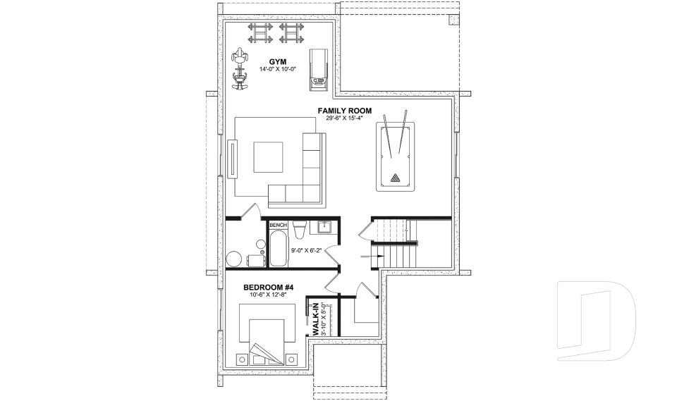 Finished basement (Optional $) -  - Freya