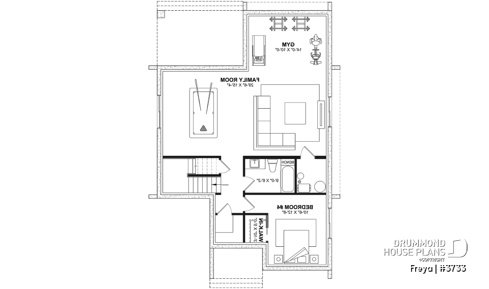 Finished basement (Optional $) - Minimalist Scandinavian style home with lots of amenities! 3 to 5 beds, cathedral, optional finished basement - Freya