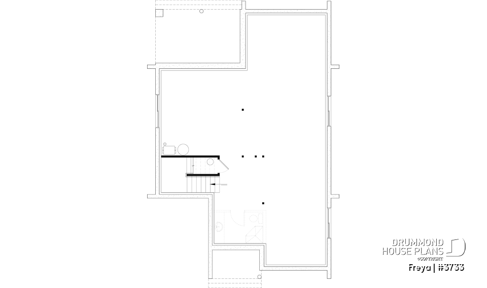 Unfinished basement - Minimalist Scandinavian style home with lots of amenities! 3 to 5 beds, cathedral, optional finished basement - Freya