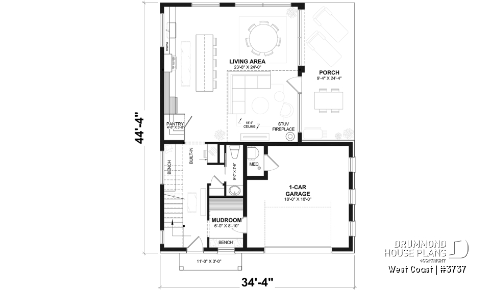 1st level - Perfect home for view land offering 3 bedrooms, open floor plan and garage! - West Coast