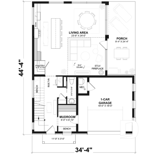 1st level - Perfect home for view land offering 3 bedrooms, open floor plan and garage! - West Coast