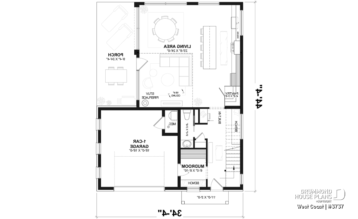 1st level - Perfect home for view land offering 3 bedrooms, open floor plan and garage! - West Coast