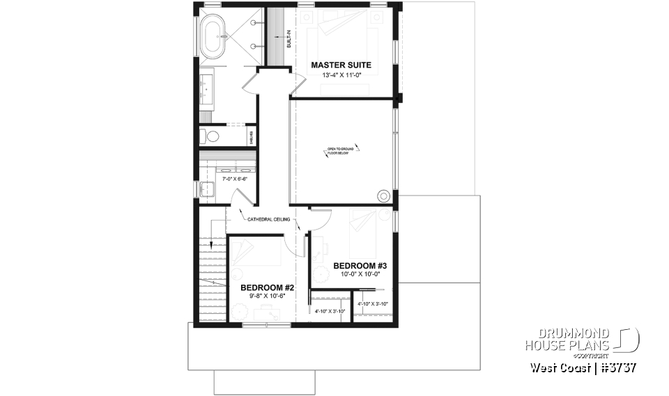 2nd level - Perfect home for view land offering 3 bedrooms, open floor plan and garage! - West Coast
