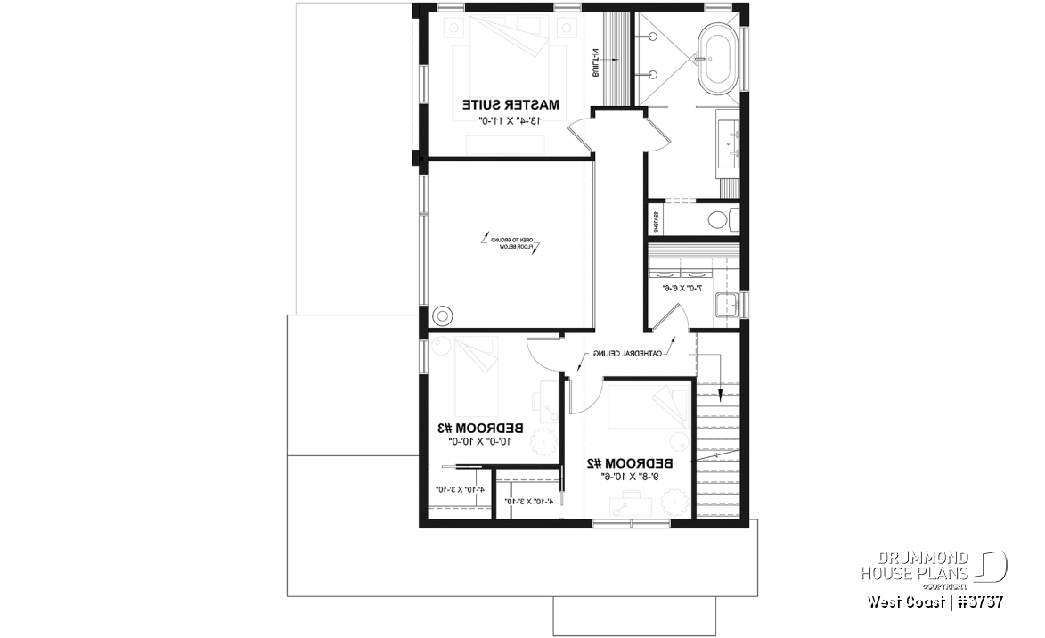 2nd level - Perfect home for view land offering 3 bedrooms, open floor plan and garage! - West Coast