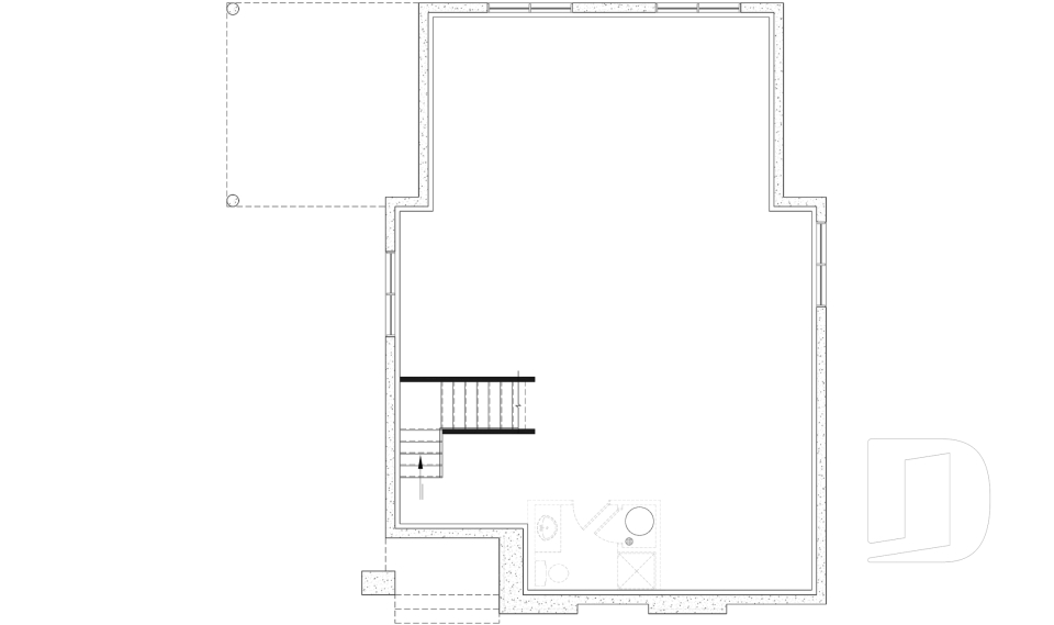 Unfinished basement (Optional $) -  - Whitehill