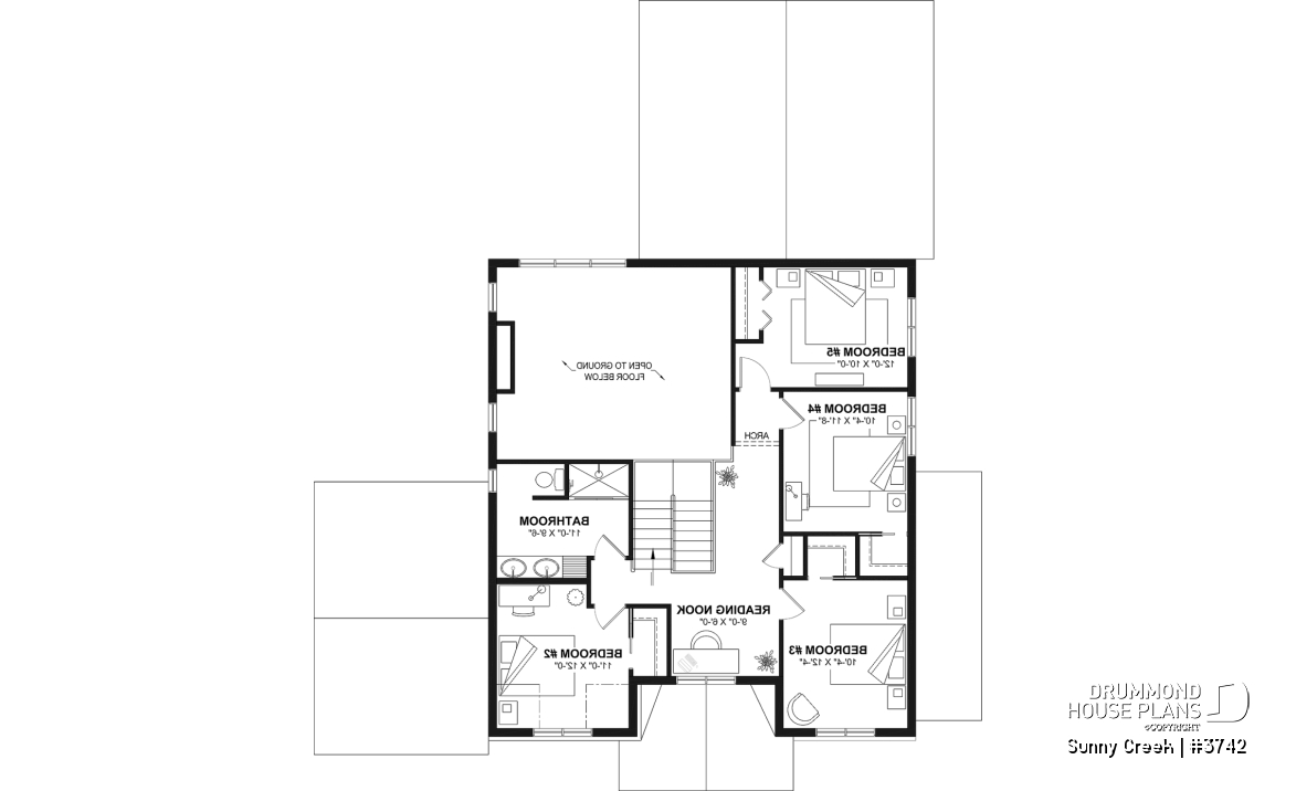 2nd level - Two-story home with 5 bedrooms, a game room, and bright, inviting family spaces - Sunny Creek