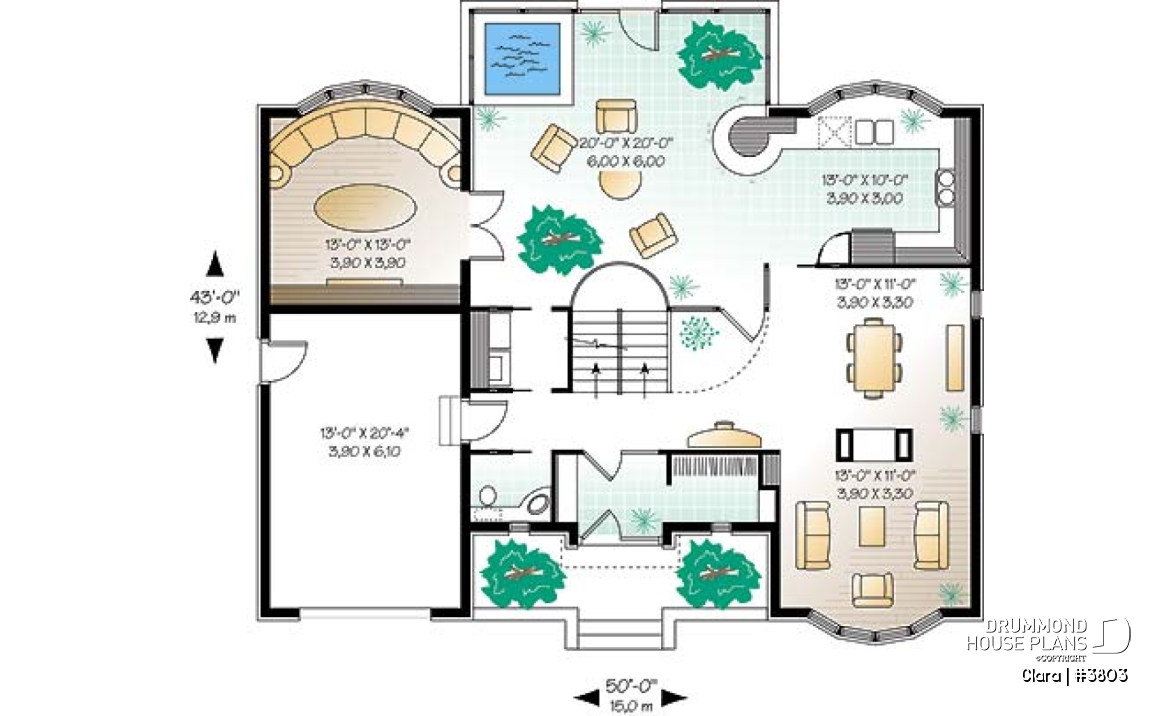 1st level - Modern home with solarium, indoor spa, 2 office spaces, large master suite - Clara