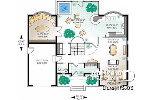 1st level - Modern home with solarium, indoor spa, 2 office spaces, large master suite - Clara