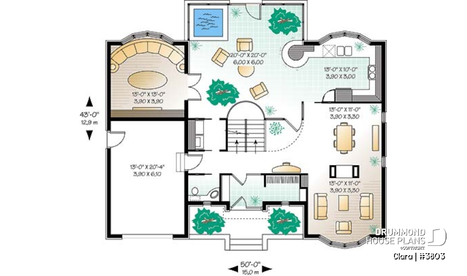 1st level - Modern home with solarium, indoor spa, 2 office spaces, large master suite - Clara