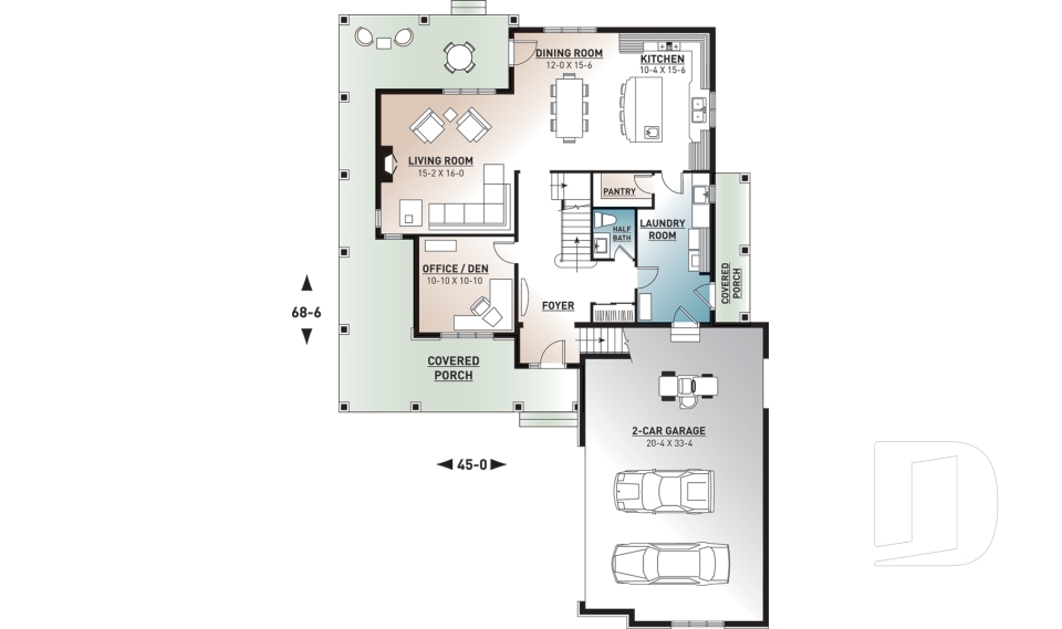 1st level -  - Turningdale