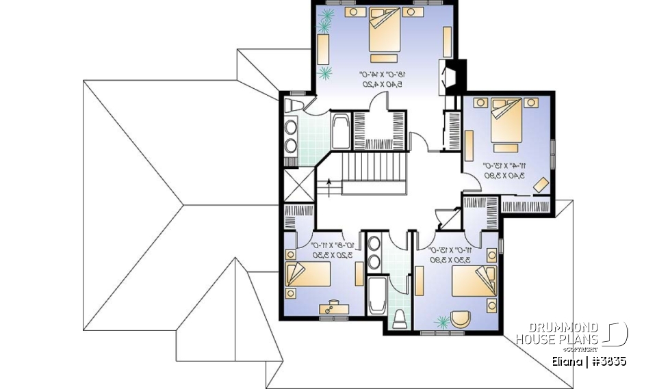 2nd level - Large foyer, formal dining, 4 bedrooms, family room with fireplace, 2-car garage - Eliana