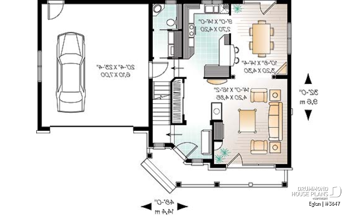 1st level - American style home with large master suite, 2-car garage and lots of amenities - Eglan