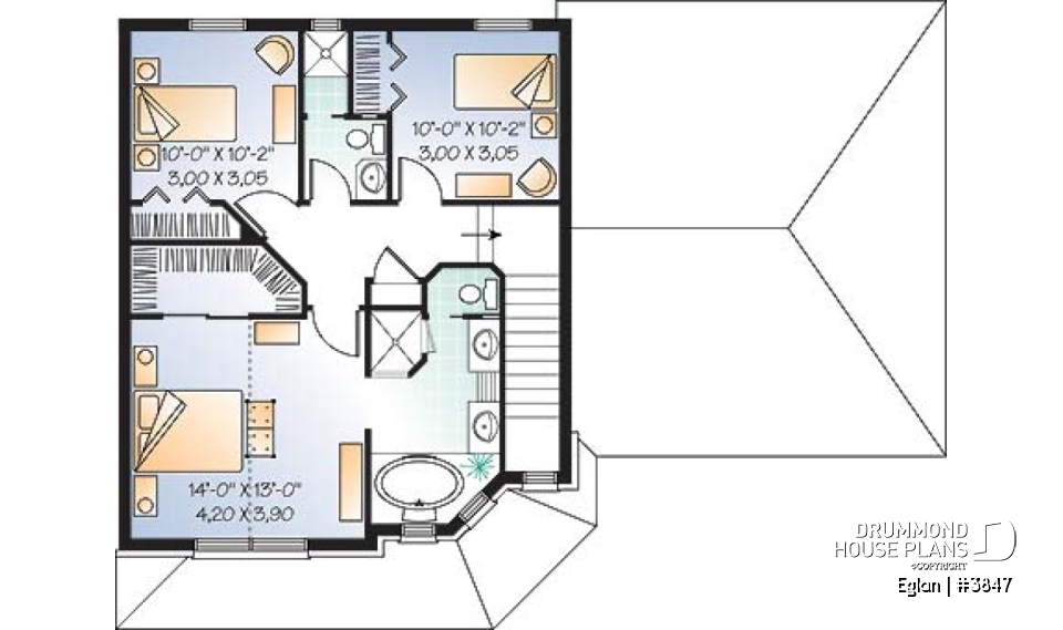 2nd level - American style home with large master suite, 2-car garage and lots of amenities - Eglan
