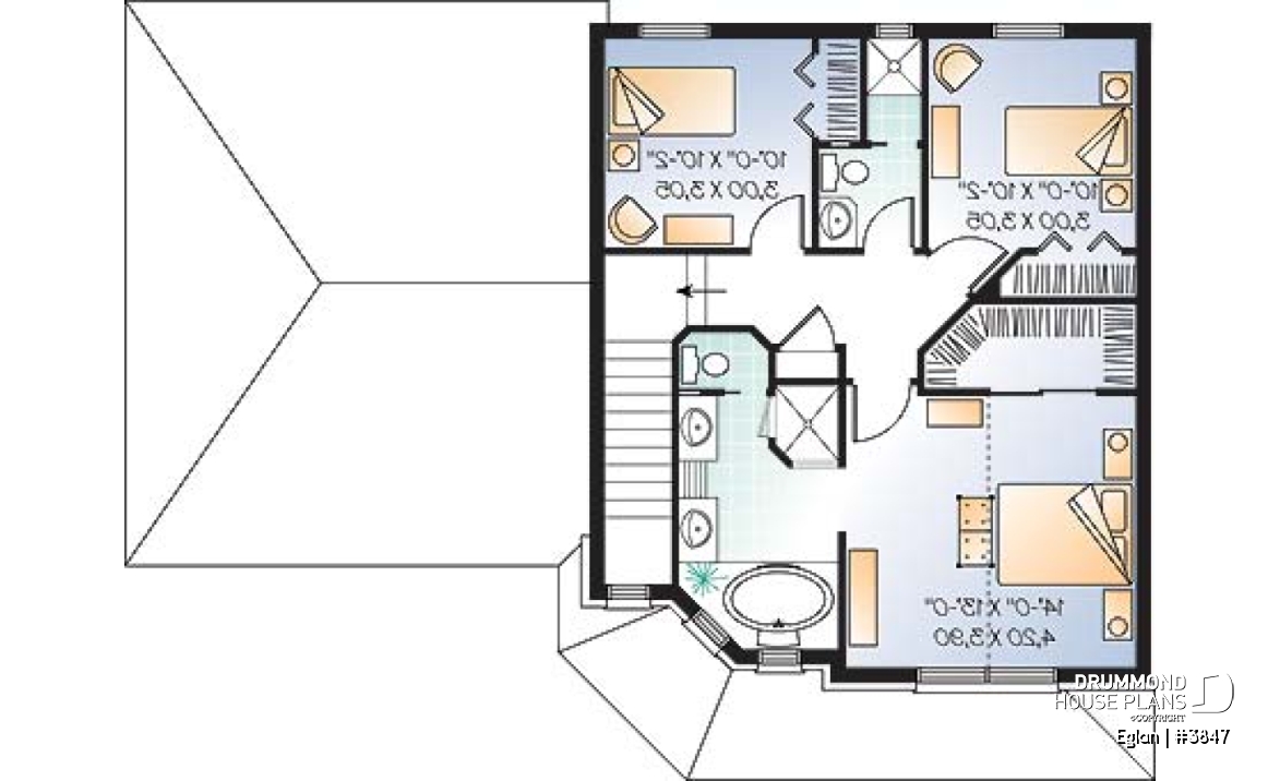 2nd level - American style home with large master suite, 2-car garage and lots of amenities - Eglan