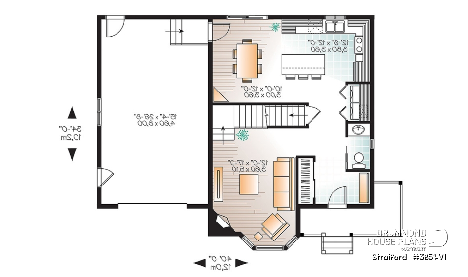 1st level - Victorian style affordable home with master suite, great kitchen &amp; garage - Stratford