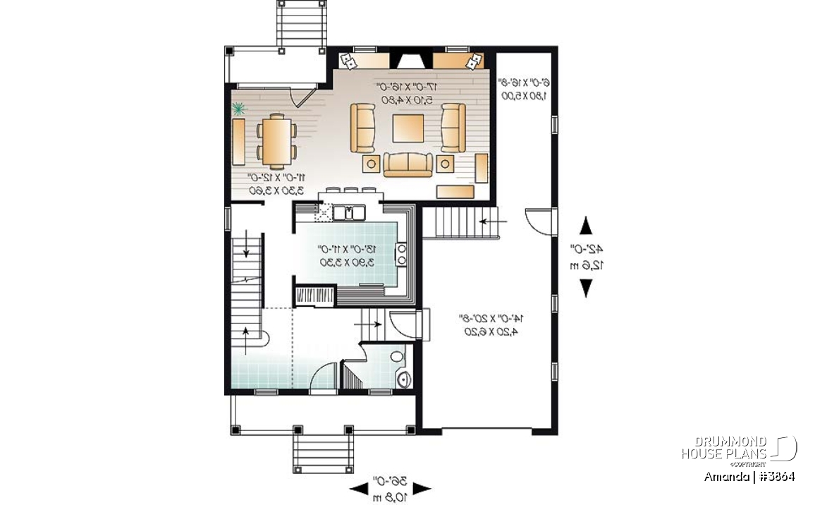 1st level - Traditional 3 beds home, open floor plan with nice fireplace, 3 bedrooms, laundry on second floor - Amanda