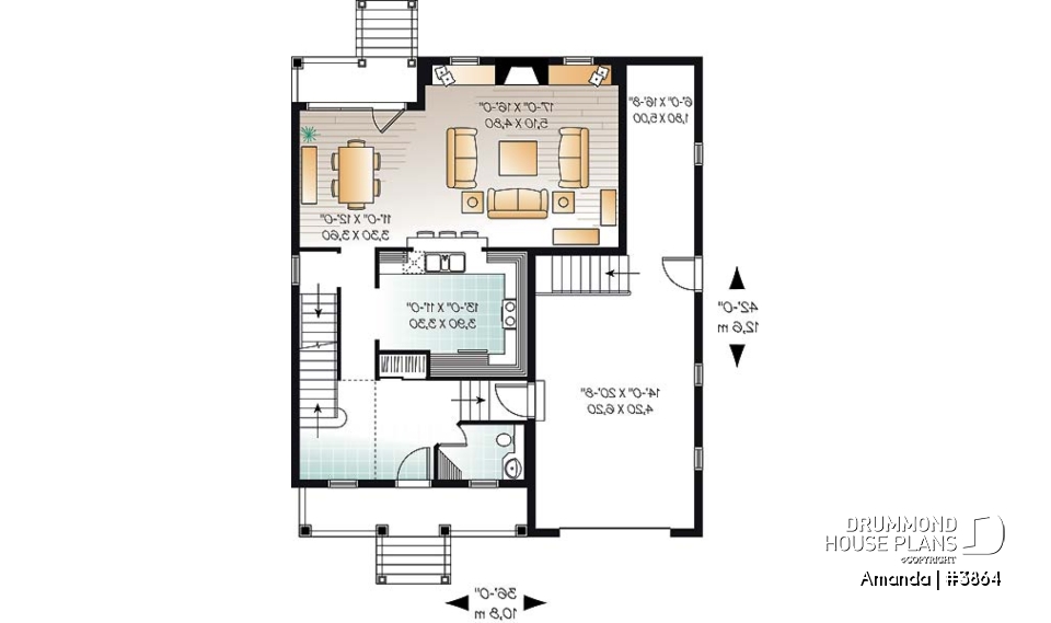 1st level - Traditional 3 beds home, open floor plan with nice fireplace, 3 bedrooms, laundry on second floor - Amanda