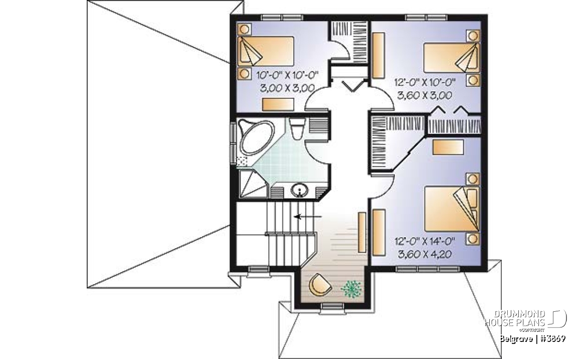 2nd level - 3 bedroom country style with veranda, garage and computer corner - Belgrave
