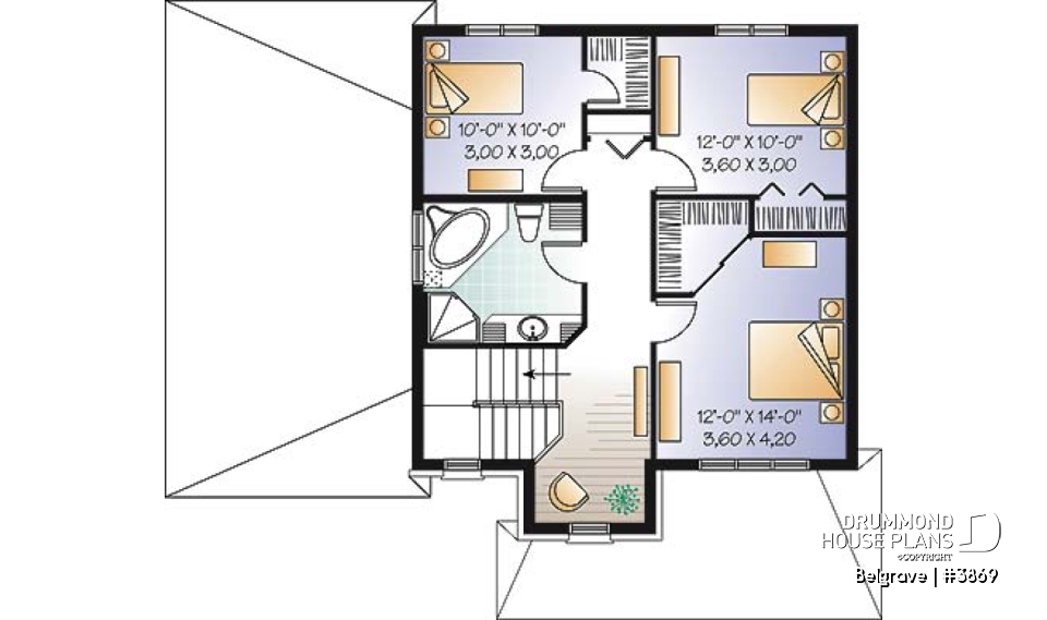 2nd level - 3 bedroom country style with veranda, garage and computer corner - Belgrave