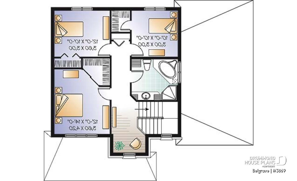 2nd level - 3 bedroom country style with veranda, garage and computer corner - Belgrave