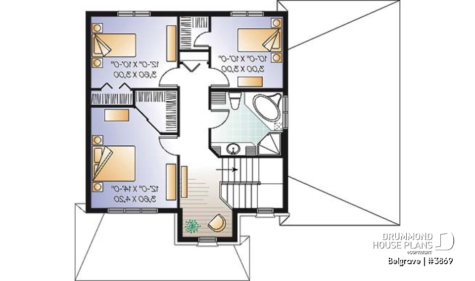 2nd level - 3 bedroom country style with veranda, garage and computer corner - Belgrave